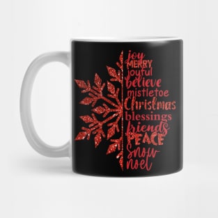 Christmas snowflake Mug